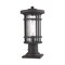 Z-Lite Jordan 1 Light Outdoor Pier Mounted Fixture, Oil Rubbed Bronze And Clear Seedy 570PHM-533PM-ORB - alternate 4